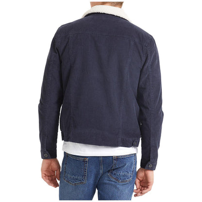 JAG Men's Cord Sherpa Jacket Navy
