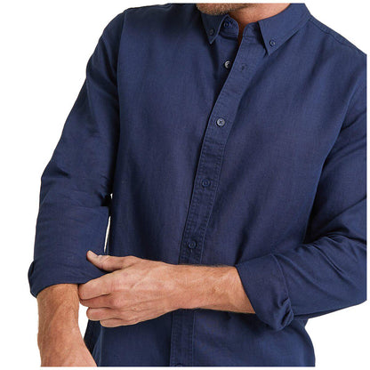 JAG Men's Linen Shirt Blue
