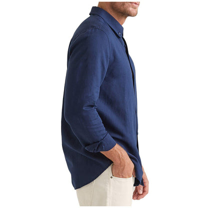 JAG Men's Linen Shirt Blue