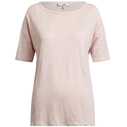 JAG Women's Ava Short Sleeve Linen Tee Pink
