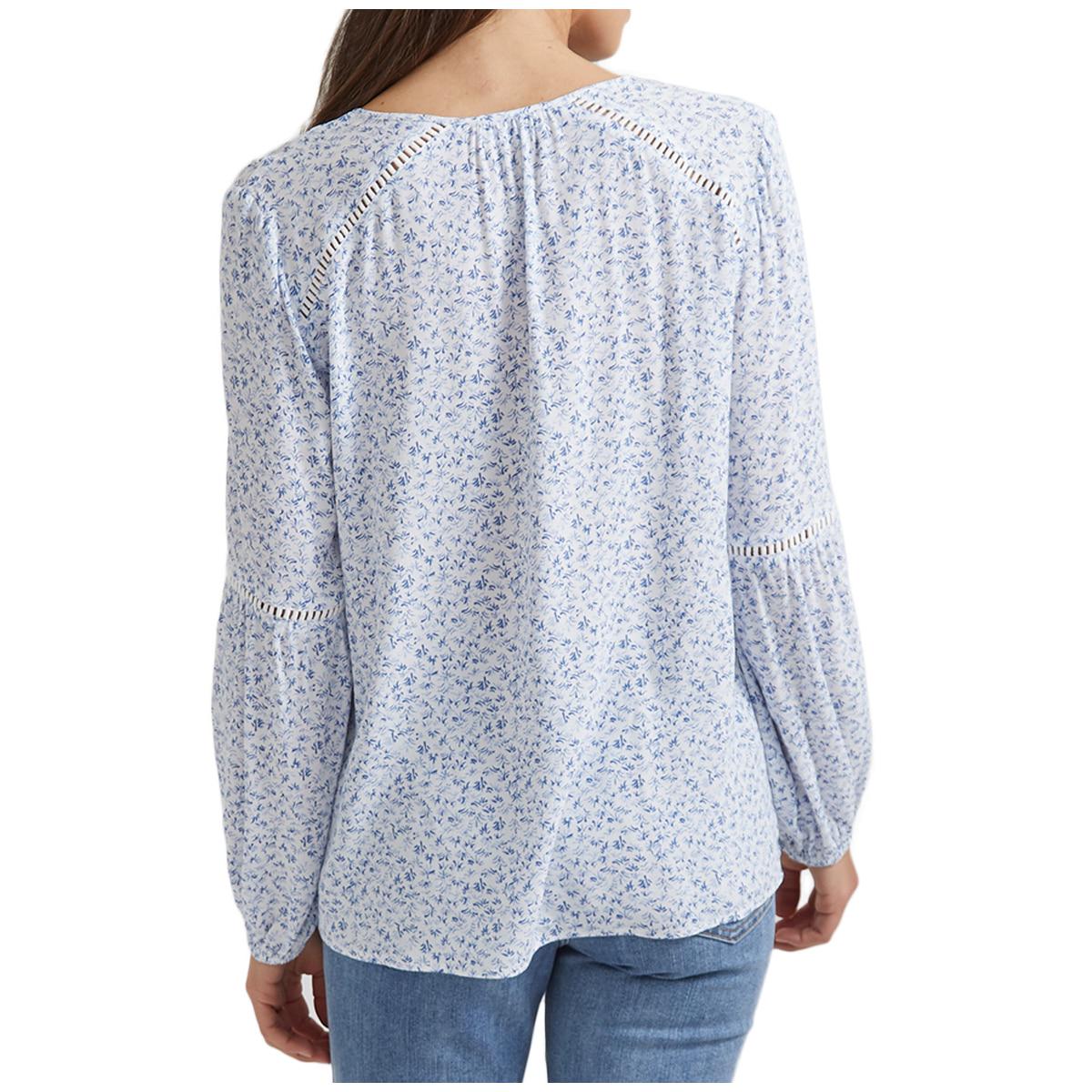 JAG Women's Floral Blouse Blue Fan