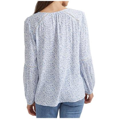 JAG Women's Floral Blouse Blue Fan