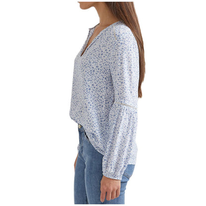 JAG Women's Floral Blouse Blue Fan