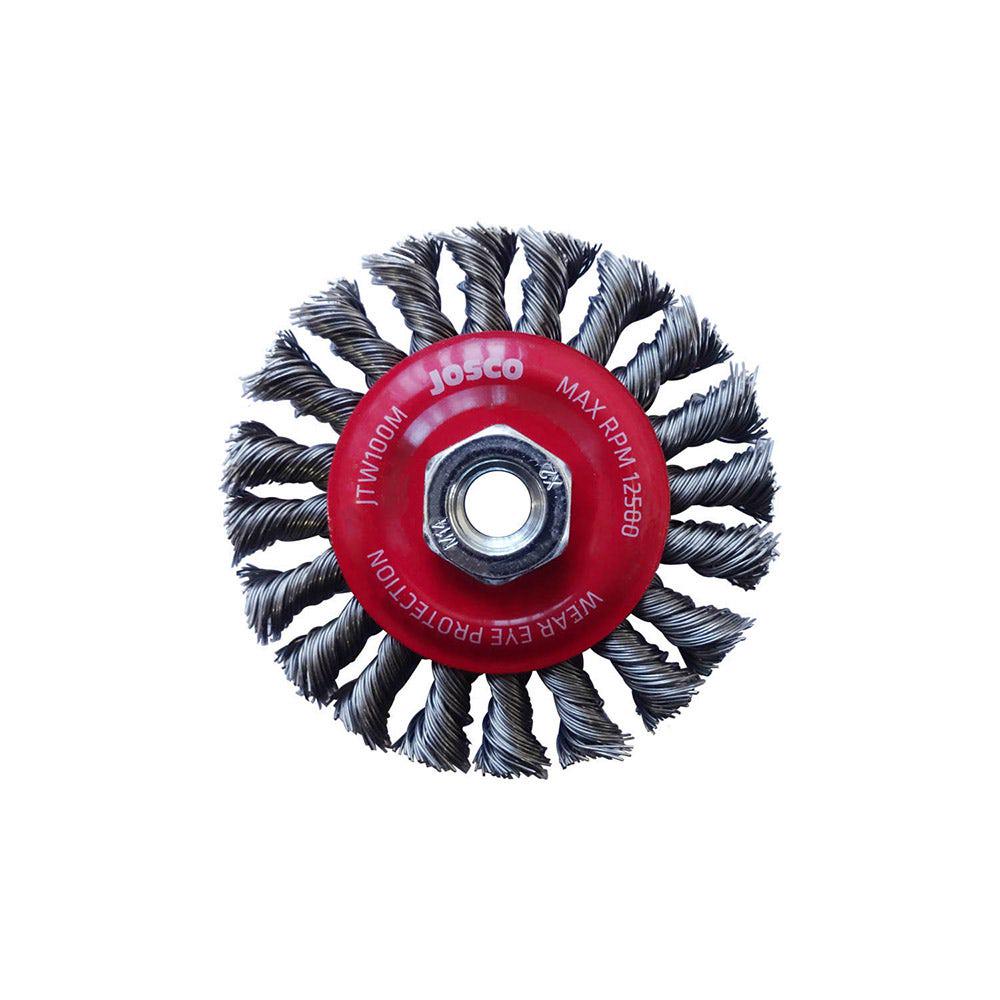 JOSCO 100mm Twistknot Wheel Brush