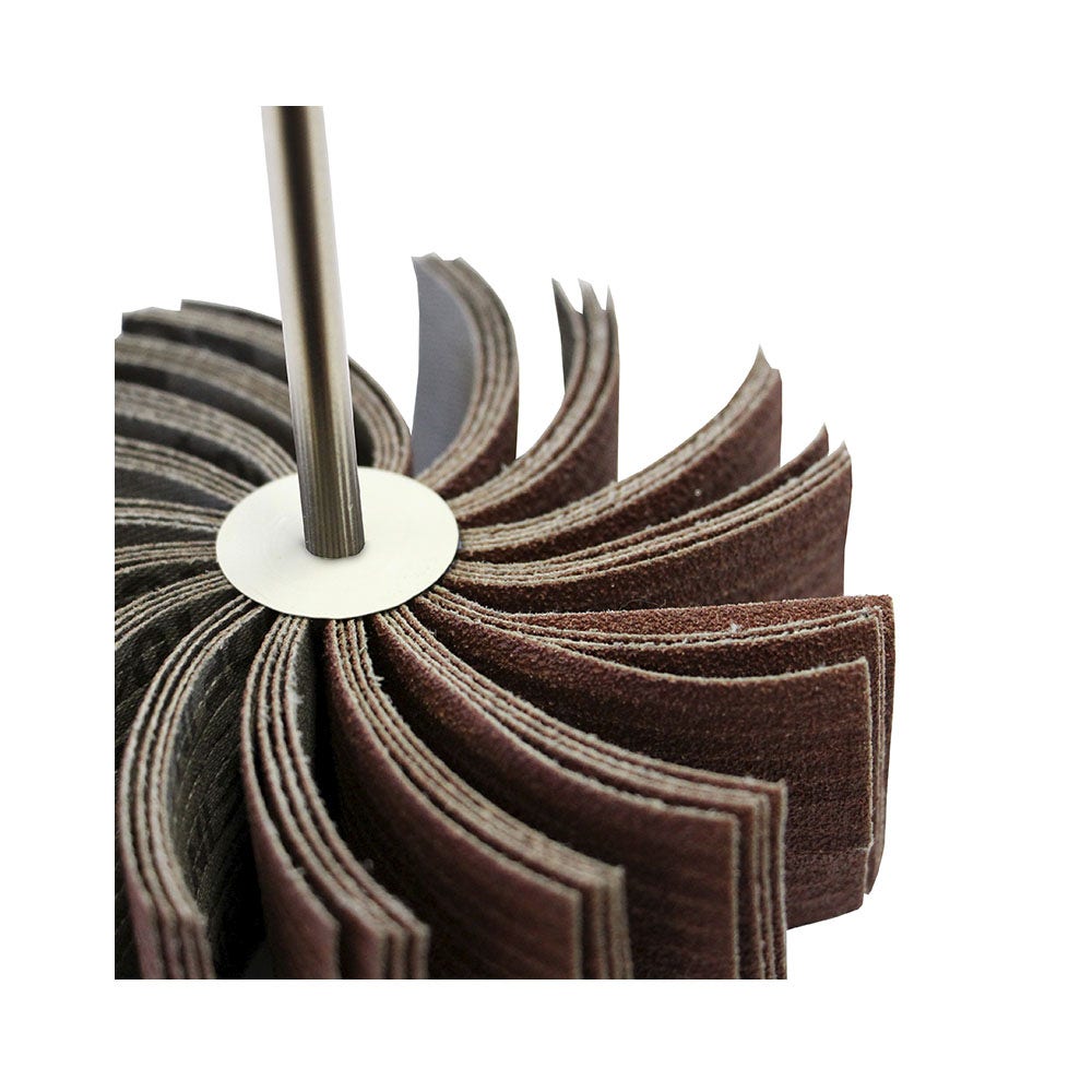 JOSCO 125 x 38mm Coarse Mounted Contour Flap Wheel