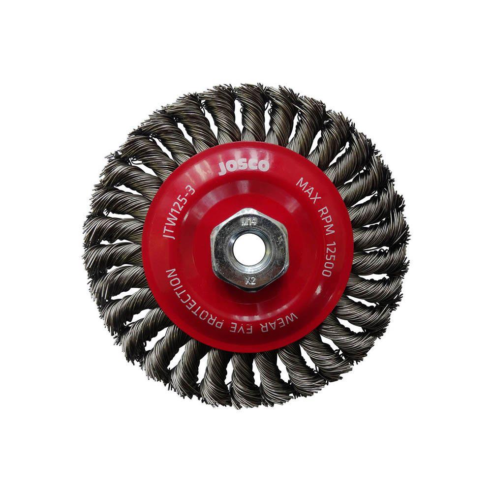 JOSCO 125mm Twistknot Wheel Brush