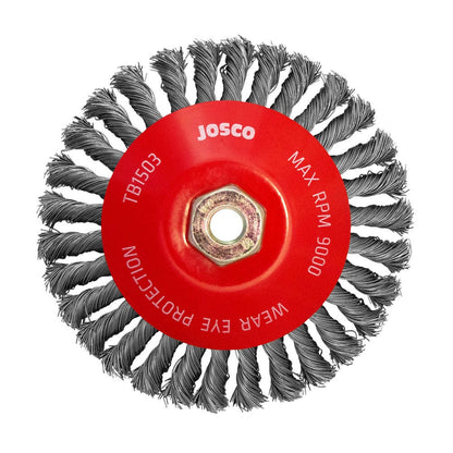 JOSCO 150mm Twistknot Bevel Brush TB1503