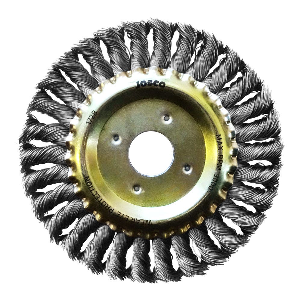 JOSCO 150mm Twistknot Wheel Brush 172B