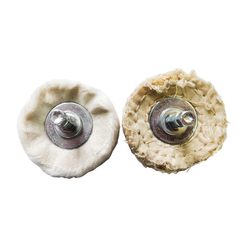 JOSCO 50mm 1 4-Hex Mounted Polishing Buff Twin Pack