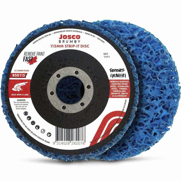 JOSCO BRUMBY 115mm Stripping Disc - STRIP-IT