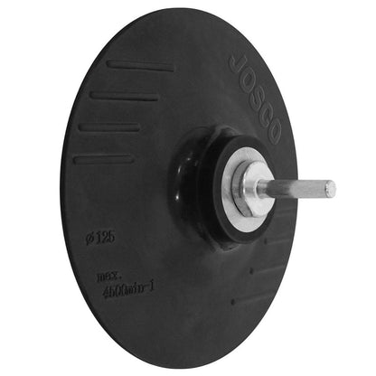 JOSCO BRUMBY 125mm Backing Pad Rubber M14 w Drill Adapter B104112