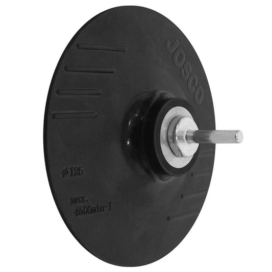 JOSCO BRUMBY 125mm Backing Pad Rubber M14 w Drill Adapter B104112