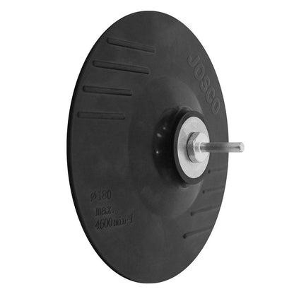 JOSCO BRUMBY 180mm Backing Pad Rubber M14 w Drill Adapter B104113