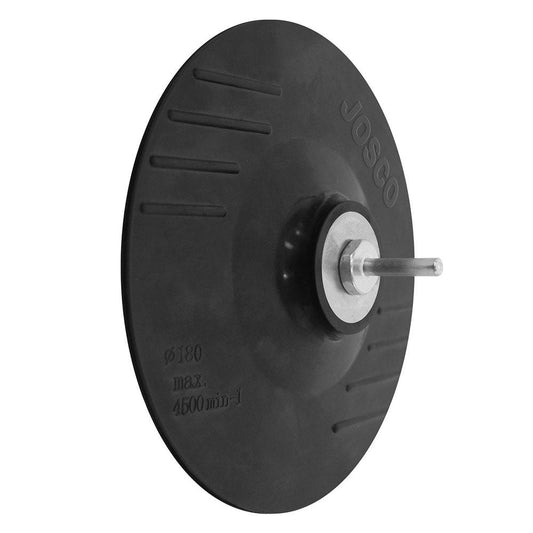 JOSCO BRUMBY 180mm Backing Pad Rubber M14 w Drill Adapter B104113