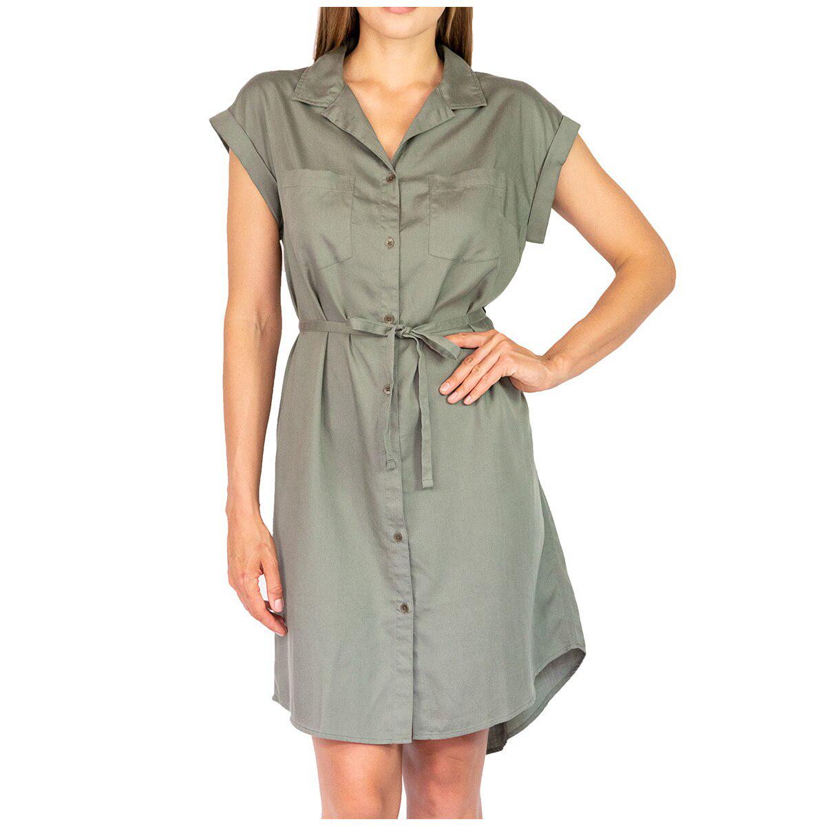 Jach's Girlfriend Women's Tencel Dress Olive