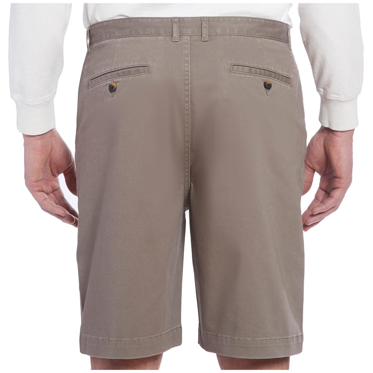 Jachs Men's Stretch Sateen Short Dark Grey