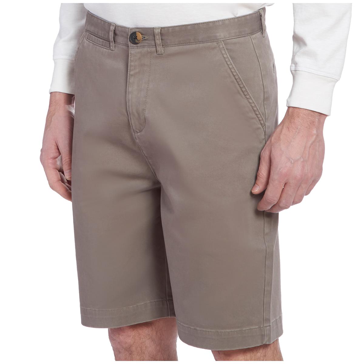 Jachs Men's Stretch Sateen Short Dark Grey