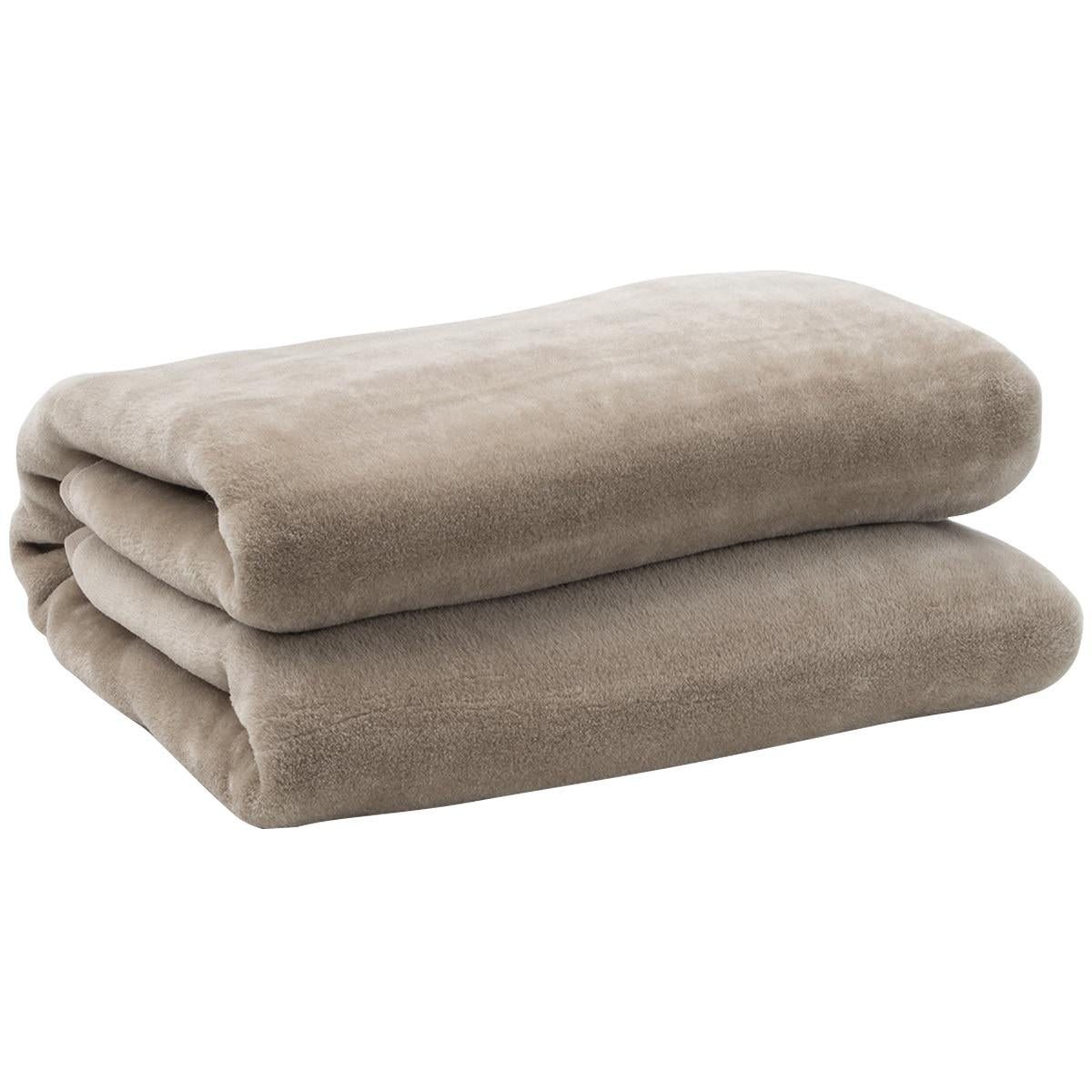 Jason Faux Mink Blanket Single Linen