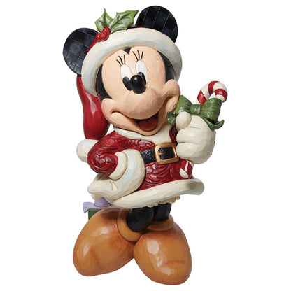 Jim Shore Minnie Mouse With Candy Cane