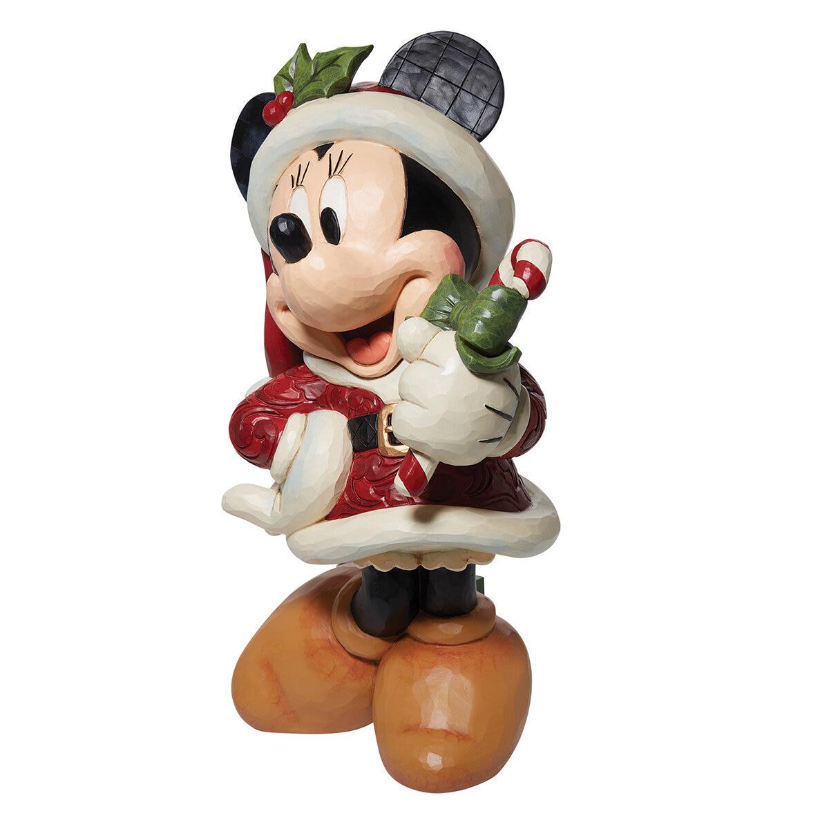 Jim Shore Minnie Mouse With Candy Cane