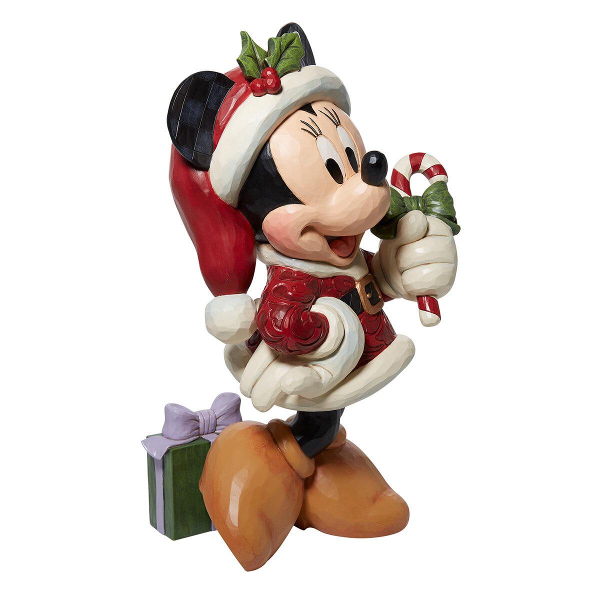 Jim Shore Minnie Mouse With Candy Cane