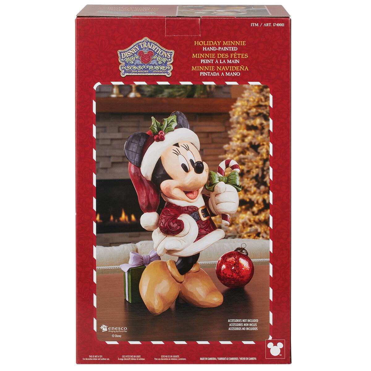 Jim Shore Minnie Mouse With Candy Cane