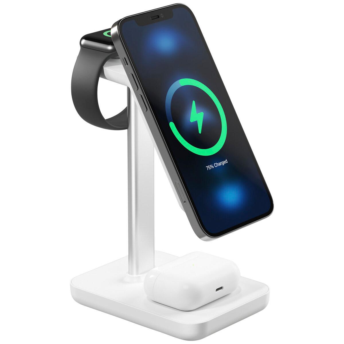 Journey MagSafe Compatible 3 In One Wireless Charging Stand JMS31SWH_Costco