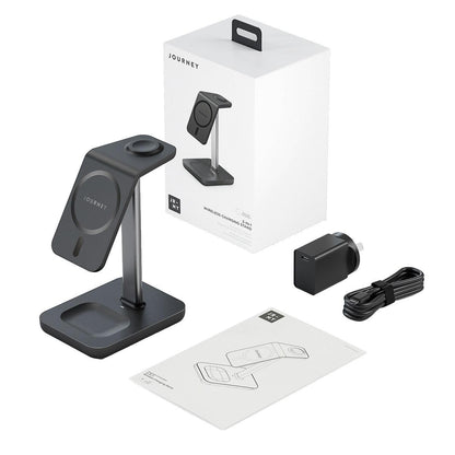 Journey MagSafe Compatible 3 In One Wireless Charging Stand JMS31SBKAU