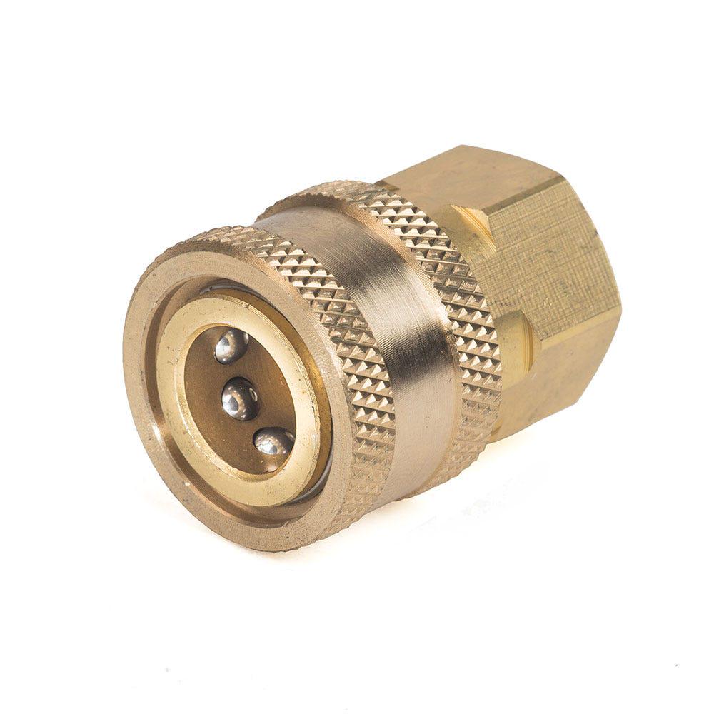 KARCHER 1 4 Female QC x 1 4 Female Pressure Washer Coupler 8.641-042.0