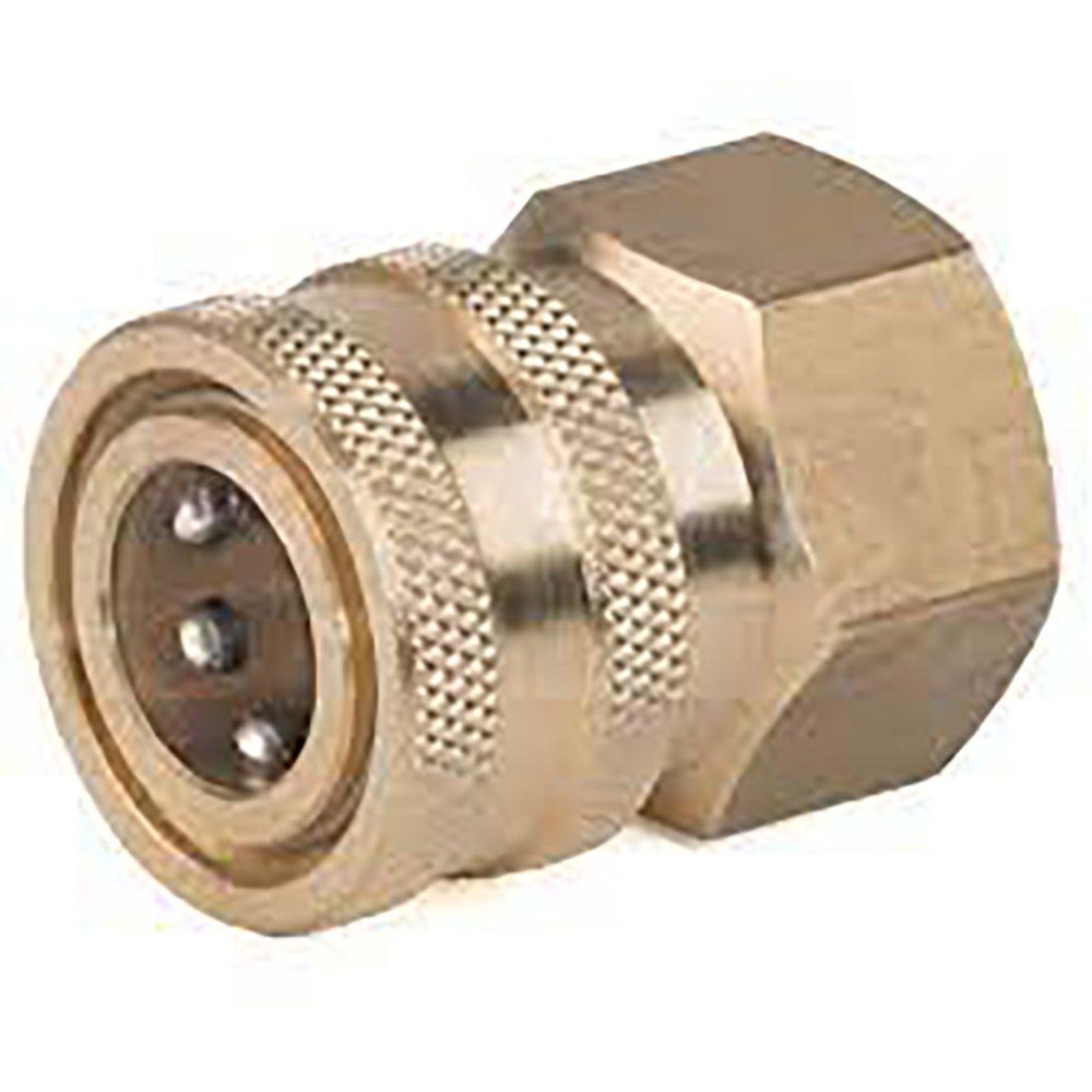 KARCHER 3 8 Female QC x 3 8 Female Pressure Washer Coupler 8.641-040.0