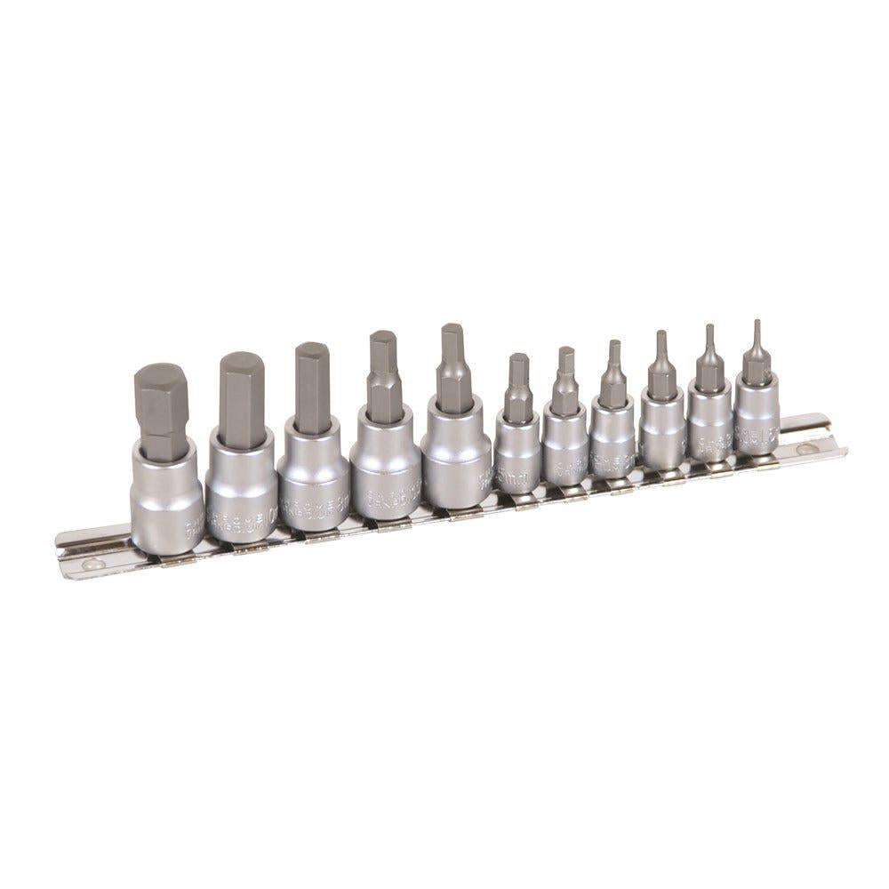 KINCROME 11pc Metric Hex Socket Set K5023