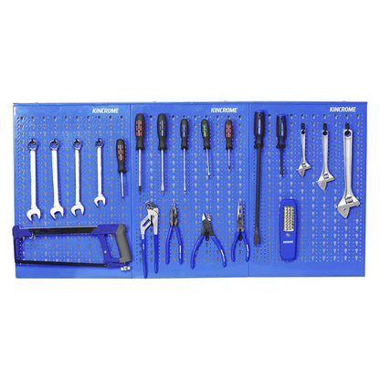 KINCROME 1200mm w 40 Hooks Peg Board K7048