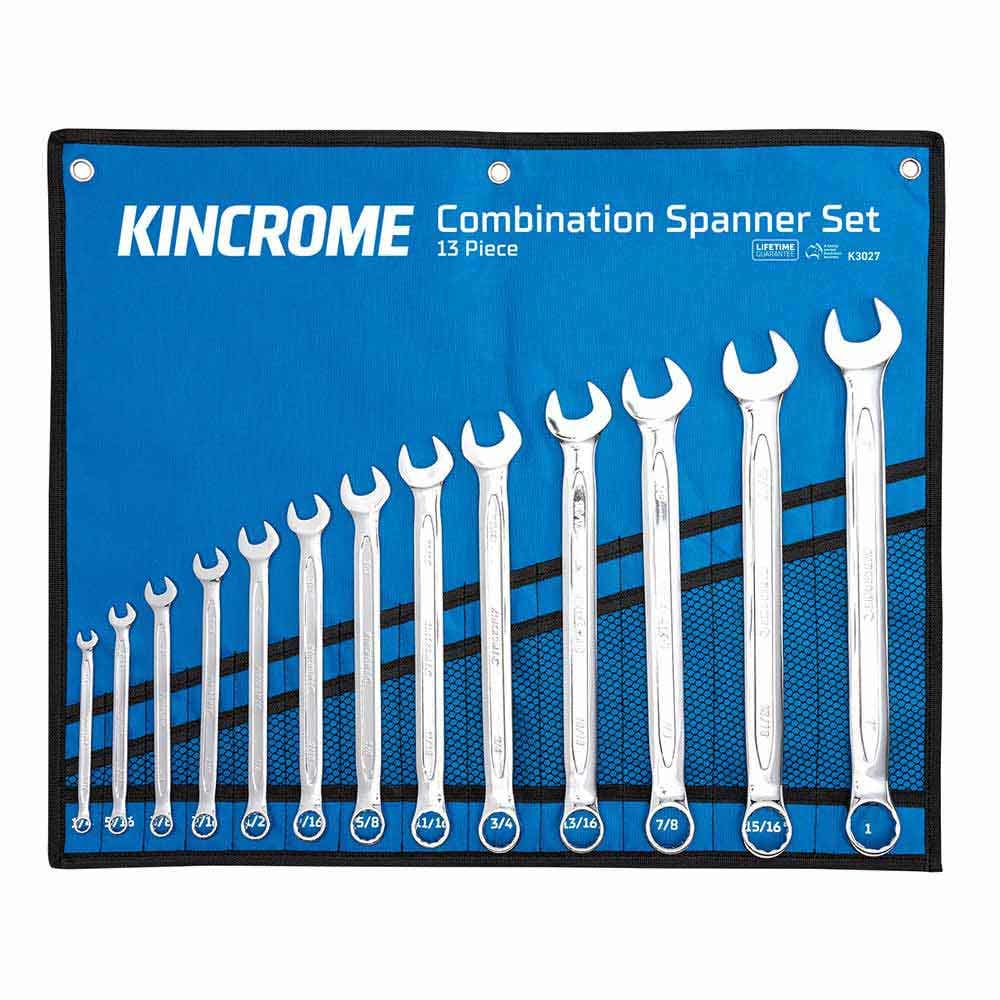 KINCROME 13 Piece Combination Spanner Set - Imperial K3027