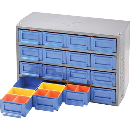 KINCROME 16 Drawer 64 Trays Interlockable Multi Cabinet K7640