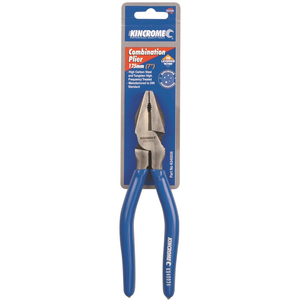 KINCROME 175mm Combination Plier High Leverage K040036