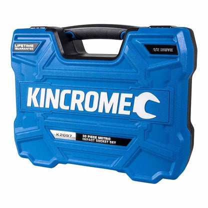 KINCROME 1 2 Metric Impact Socket Set - 30 Piece K2097