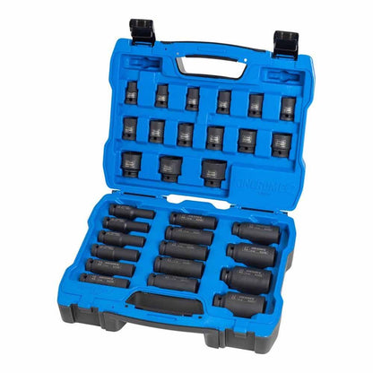 KINCROME 1 2 Metric Impact Socket Set - 30 Piece K2097