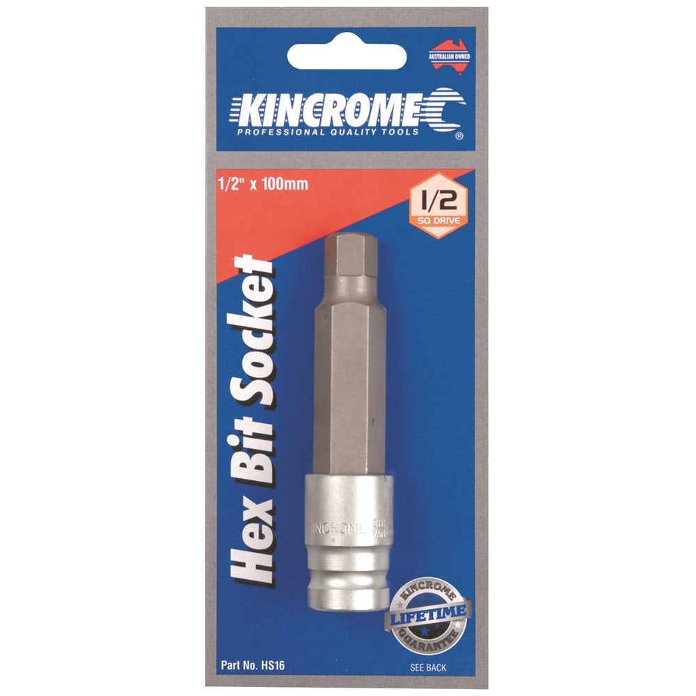 KINCROME 1 2inch Hex Bit Socket Drive HS16