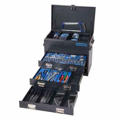 KINCROME 219 Piece 1 4, 3 8 And 1 2 Inch Drive Truck Box Tool Kit K1258
