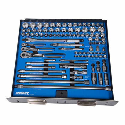 KINCROME 232 Piece 1 4, 3 8 And 1 2 Inch Drive Upright Truck Box Tool Kit K1259