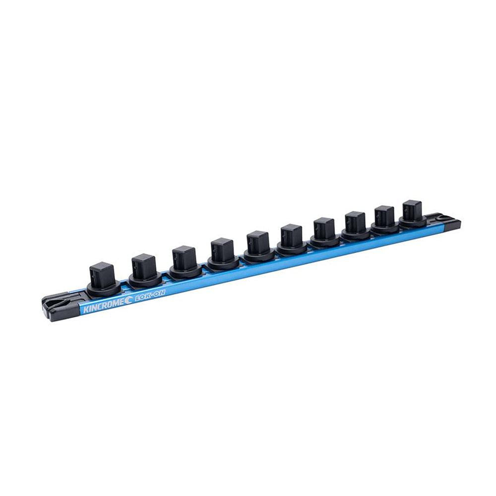 KINCROME 300mm 1 2 Magnetic Socket Rail - 10 Clips K27088