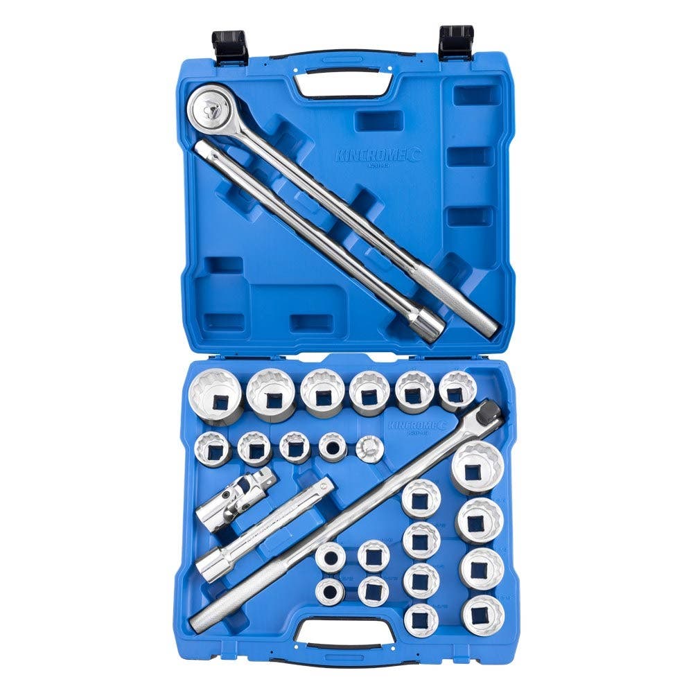 KINCROME 3 4inch Drive Socket Set - Metric and Imperial - 28 Piece K28145