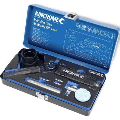 KINCROME 4 In 1 Indexing Soldering Iron Gas Kit 10 Piece K15350