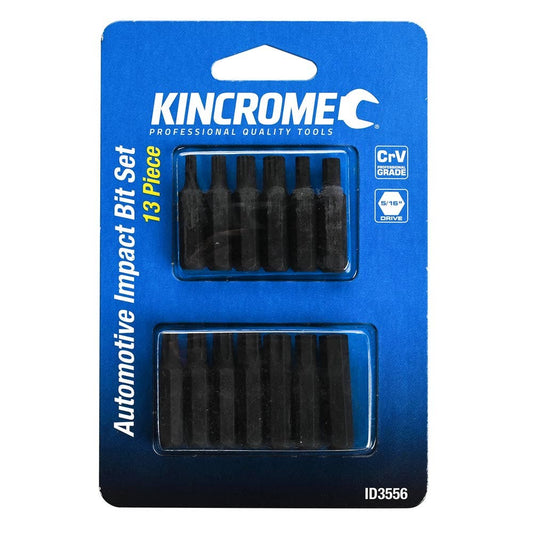 KINCROME 5 16inch Drive Automotive Impact Bit Set - 13 Piece ID3556