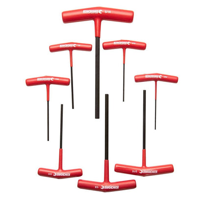 KINCROME 5 64-5 16inch T-Handle Hex Ket Set Imperial - 8 Piece K5282