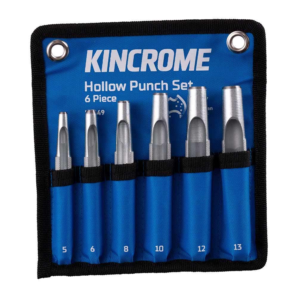 KINCROME 6 Piece Hollow Punch Set K9449