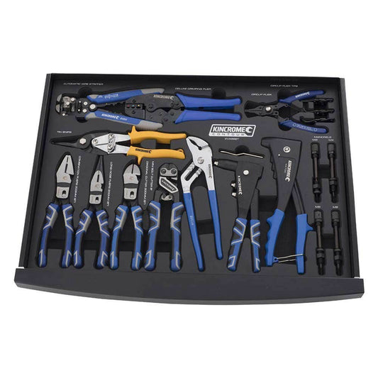KINCROME Eva Tray 15 Piece Pliers and Riveters EVA562T