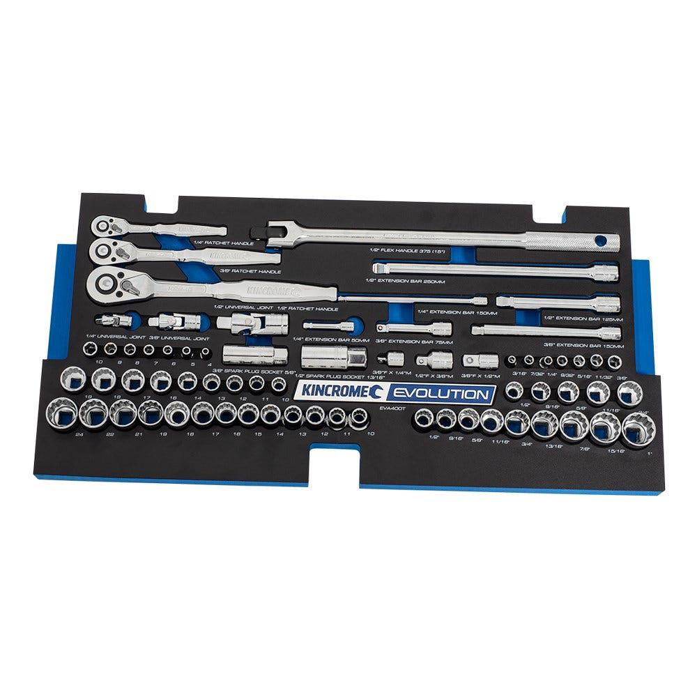 KINCROME Evolution Tool Chest Kit 182 Piece 6 Drawer K1211