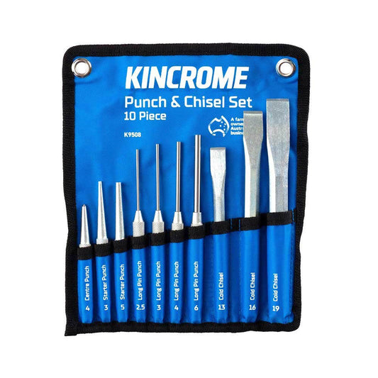 KINCROME Punch and Chisel Set 10 Piece K9508