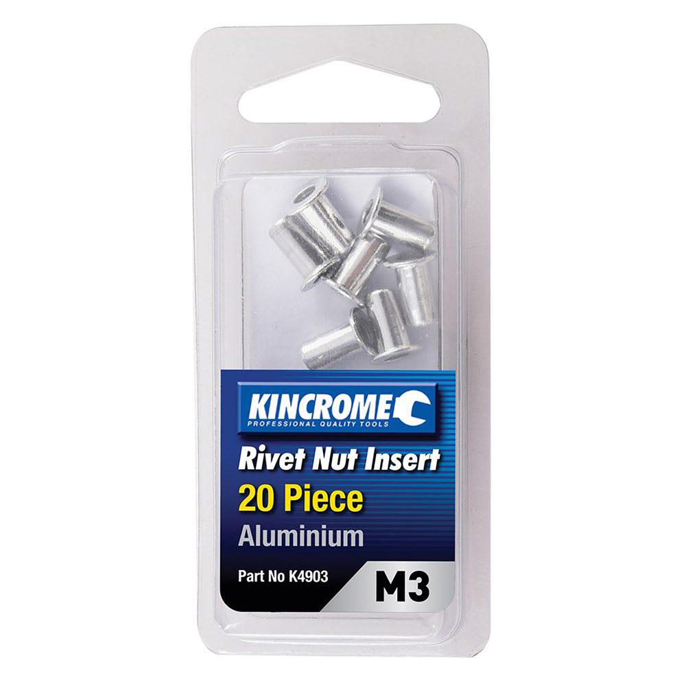 KINCROME Rivet Nut Insert M3 20 Piece K4903
